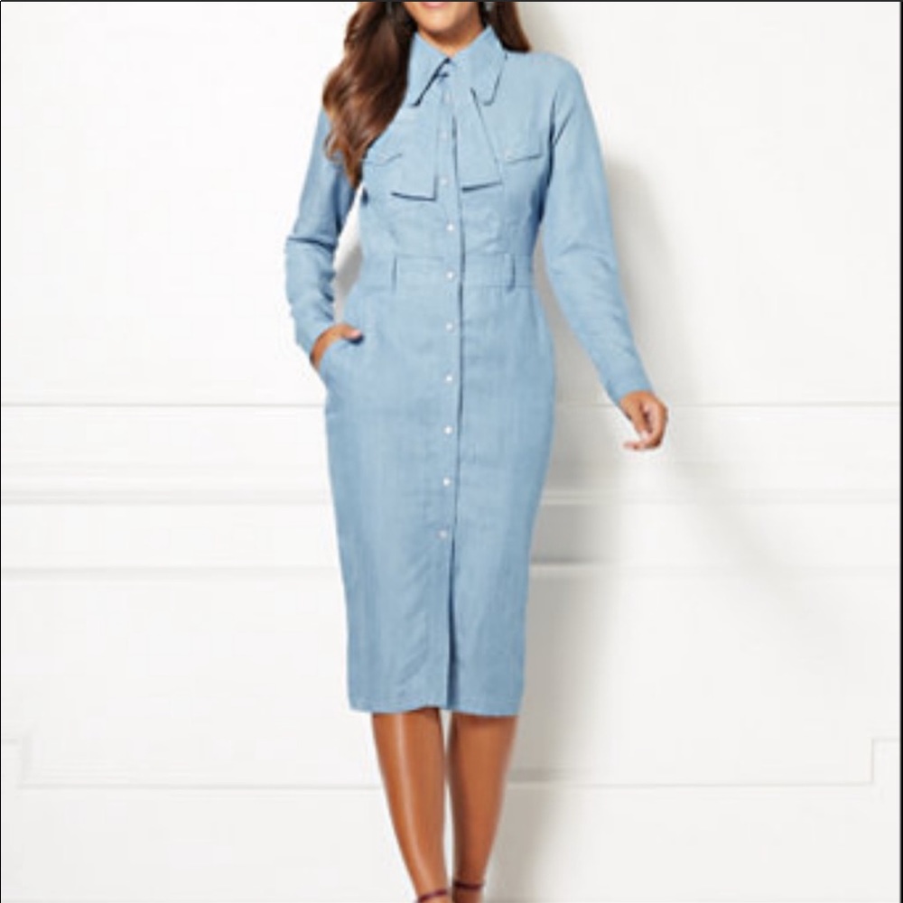 Eva mendes shirt dress